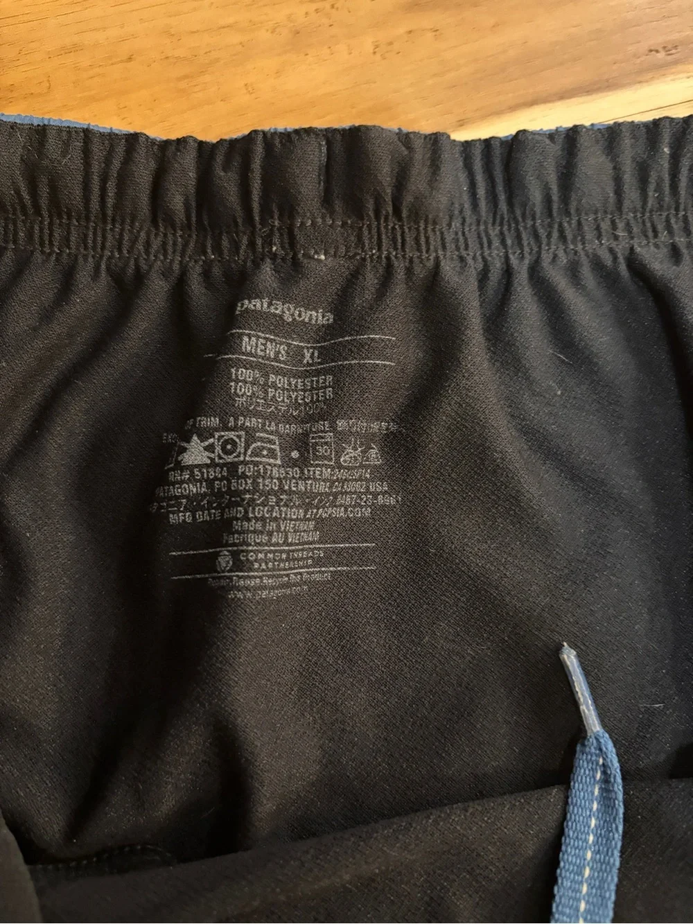 Men’s XL Patagonia Navy Running Shorts